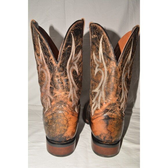 Dan Post Men’s Western Cowboy Boots DP6941 12 EW Brown Distressed Leather - Picture 7 of 9